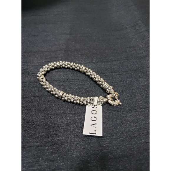 Lagos Sterling Silver Caviar Rope Bracelet - Picture 5 of 6